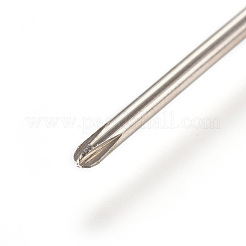 鉄ドライバー  プラスチック製のハンドル付き  ブラック  81x7.5mm&nbsp;TOOL-WH0079-71