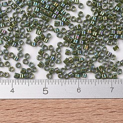 MIYUKIデリカビーズ  シリンダー  日本製シードビーズ  11/0  （db1575)不透明アボカドab  1.3x1.6mm  穴：0.8mm  約2000PCS /ボトル  10 G /ボトル&nbsp;SEED-JP0008-DB1575