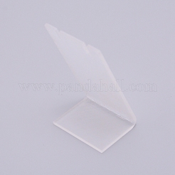 アクリルイヤリングディスプレイフレーム  L字型  透明  1-3/8x1-3/4x3-3/8インチ（3.5x4.5x8.7cm）&nbsp;EDIS-WH0006-09C