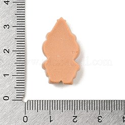 クリスマスシリーズ 不透明樹脂カボション  グリッターパウダー付き  ジンジャーブレッドマン  27.5x15.5x9mm&nbsp;CRES-Q005-01G