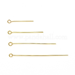 真鍮製9ピン  貯蔵容器付き  ゴールドカラー  2.2cm / 3cm / 4cm / 5cm  穴：2mm  ピン：0.7mm  約600個/箱&nbsp;KK-X0093-05G