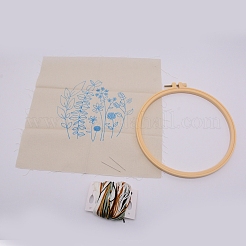 DIY刺繡アクセサリーセット  花柄  ナバホホワイト  42~280x0.7~280x0.4~10mm  29個/セット&nbsp;DIY-CJC0001-35A