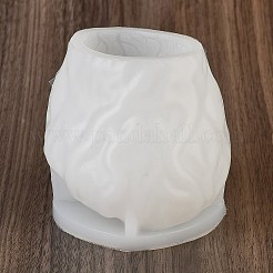 ハロウィン DIY キャンドル作り  レジン型  UVレジン用  エポキシ樹脂工芸品作り  ホワイト  ハート  78x85x83mm  内径：74x79x67mm&nbsp;AJEW-U014-01C