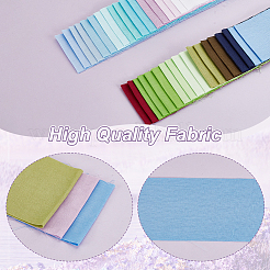 36色のコットンリボン18本  DIYクラフト用  ミックスカラー  2-1/2インチ（62mm）  1m / pc  2個/カラー&nbsp;DIY-WH0542-52