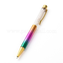 ボールペン  天然混合石チップビーズ付き  14.1x1.3x0.95cm&nbsp;AJEW-PE0001