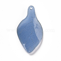 熱収縮プラスチックペンダント  葉  24x13x1mm  穴：1mm&nbsp;SACR-E002-12