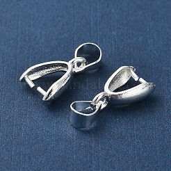 ベイルにスナップメッキ真鍮ラック  長持ちメッキ  鉛フリー＆カドミウムフリー  銀  16.5mm  穴：4.5mm&nbsp;KK-R211-05S