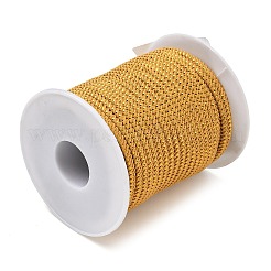 丸文字列スレッドポリエステルコード  金ワイヤと  ダークチソウ  2.5mm  約21.87ヤード（20m）/ロール&nbsp;OCOR-F012-A17
