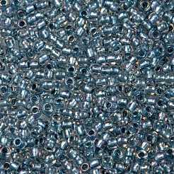 TOHOラウンドシードビーズ  日本製シードビーズ  （263)つの内側の色のabクリスタル/ライトカプリ  11/0  2.2mm  穴：0.8mm  約1110PCS /ボトル  10 G /ボトル&nbsp;SEED-JPTR11-0263