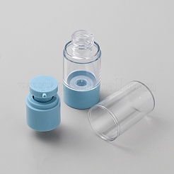 Petgポータブル詰め替えボトル  トラベルポンプボトル  空色  3.3x9.95cm  容量：15ml（0.51fl.oz）&nbsp;FIND-WH0152-195B-01