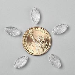 透明なアクリルビーズ  約8 mm幅  長さ15mm  穴：1.5mm&nbsp;X-PL777