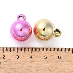 メッキアクリルパーツ  クリスマスのベルチャーム  ミックスカラー  21x16mm  穴：3.3mm&nbsp;OACR-B020-01