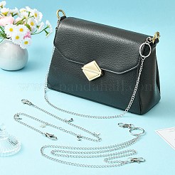 5個 5スタイル パンクスタイル ムーン亜鉛合金チェーンベルトセット  混合図形  プラチナ  455~595mm  1個/スタイル&nbsp;AJEW-CJ0001-63