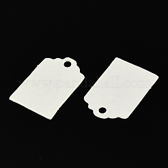 紙製ギフトタグ100個。  長方形  雪  3x2x0.04cm&nbsp;CDIS-H007-13A