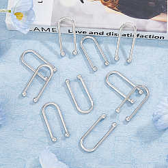 合金ビキニクリップ10個  ブラの留め具交換パーツ  プラチナ  59x26x3.5~7mm&nbsp;FIND-FH0009-23P