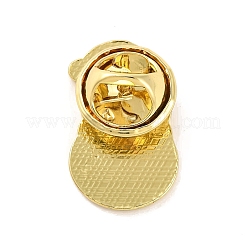 クリスマステーマのエナメルピン  バックパック服用合金ブローチ  雪だるま  20x12x1mm&nbsp;JEWB-M043-01C