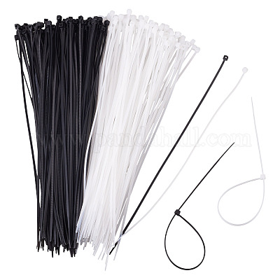 200 個のナイロンケーブルタイ  タイラップ  ジップタイ  ミックスカラー  193x4mm  約100PCS /カラー  2色&nbsp;TOOL-TA0001-14A-01-1