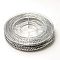 Braided Non-Elastic Beading Thread, Metallic Thread, Embroidery Thread, Silver, 0.6mm, about 10.93 yards(10m)/roll