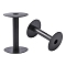 Plastic Spools, Wheel, Black, 24x135mm, Hole: 21mm