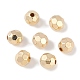 CCBプラスチックビーズ  ラウンド  多面カット  7.5x7mm  穴：1.8mm&nbsp;ALUM-U001-01A-03-1