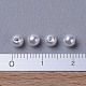 パール調アクリルビーズ  ラウンド  ホワイト  4mm  穴：1.4~1.5mm  約17000個/500g&nbsp;PACR-4D-1-4