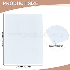 プラスチックホットメルト接着剤シート  製本用品  長方形  ホワイト  290x210x1.3mm&nbsp;DIY-WH0683-31B