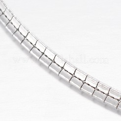 変色しない304ステンレススチールネックレス  カニカン付き  ステンレス鋼色  17.7インチ（45cm）&nbsp;NJEW-G310-06P