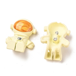 樹脂カボション  宇宙飛行士  ネイルアートの装飾の付属品  オレンジ  15x18.5x8.4mm&nbsp;MRMJ-O001-06A