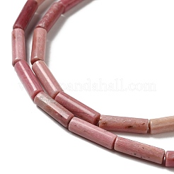 天然石ロードナイトビーズ連売り  コラム  13~14x4mm  穴：1mm  約28個/連  15.12''（38.4センチメートル）&nbsp;G-E612-B03-C