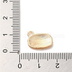 合金エナメルチャーム  ライトゴールド  ハンバーガーチャーム  ゴールド  11x13.5x2mm  穴：1.6mm&nbsp;ENAM-E064-26KCG