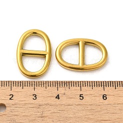 304ステンレススチールバックル留め具  ウェビング用  ストラップバッグ  服飾材料  オーバル  ゴールドカラー  23x15.5x2.5mm  穴：17.5x9.5mm&nbsp;STAS-O006-01B-G