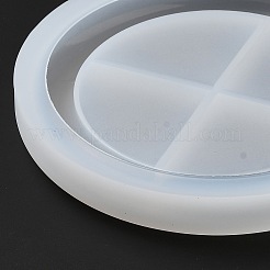 DIYディスプレイトレイシリコンモールド  レジン型  フラットラウンド  118x17mm&nbsp;LS-DIY-G086-10A