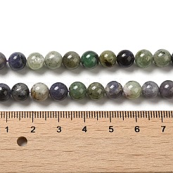 天然のタンザナイトビーズ連売り  ラウンド  7mm  穴：0.6mm  約56~57個/連  15.35''~15.55''（39~39.5センチメートル）&nbsp;G-Z044-A01-02