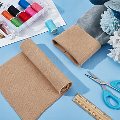コットンストレッチニットリブ生地  衣料品用  キャメル  99x14.7x0.12cm&nbsp;DIY-WH0002-69D