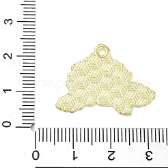 合金エナメルチャーム  花  ショッキングピンク  19.5x27.5x1.5mm  穴：1.8mm&nbsp;ENAM-P258-02C-G