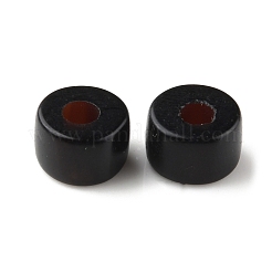 天然なオブシディアンのビーズ  コラム  6.8~7.5x4.5~5mm  穴：2.5mm&nbsp;G-G0003-A01-01