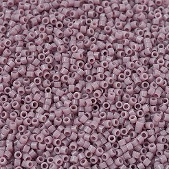 MIYUKIデリカビーズ小  シリンダー  日本製シードビーズ  15/0  （dbs0728)不透明な藤色  1.1x1.3mm  穴：0.7mm  約175000個/袋  50 G /袋&nbsp;SEED-X0054-DBS0728
