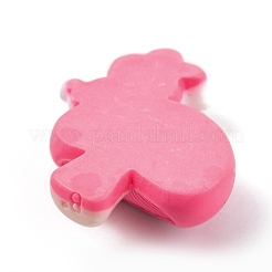 不透明樹脂デコデンカボション  動物植物  ウサギキノコ  30x27.5x9.5mm&nbsp;CRES-O007-04E