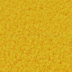 MIYUKIデリカビーズ  シリンダー  日本製シードビーズ  11/0  （db1582)マット不透明なカナリア  1.3x1.6mm  穴：0.8mm  約10000個/袋  50 G /袋&nbsp;SEED-X0054-DB1582