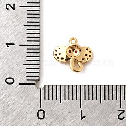 真鍮製マイクロパヴェキュービックジルコニアチャーム  ニッケルフリー  18KGP本金メッキ  象  9x10x2.5mm  穴：0.9mm&nbsp;KK-C117-03B-G
