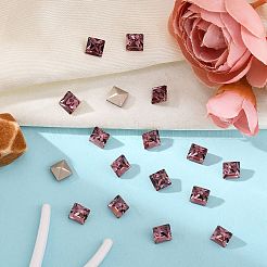 プレシオサ® マキシマ クリスタル ファンシーストーン  チェコクリスタル  435 23 615 四角  デュラフォイル  ライトアメジスト 20020 個  6x6mm&nbsp;X-PRC-FA6-20020
