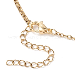 2mm 304ステンレススチールアズキチェーンカーブチェーンネックレス（女性用）  ゴールドカラー  15.75インチ（40cm）&nbsp;NJEW-JN05561
