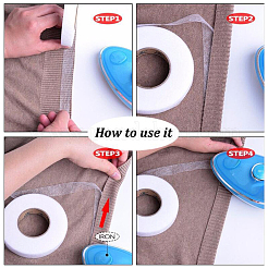 PAホットメルトフィルム接着剤  diy 衣類縫製アクセサリー  ホワイト  5cm  約70ヤード/ロール&nbsp;DIY-WH0002-93