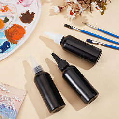12個 3色 PPプラスチック接着剤ディスペンサーボトル  ツイストトップキャップ付き  ミックスカラー  13.3cm  容量：80ml（2.71fl.oz）  4個/カラー&nbsp;AJEW-GO0001-27