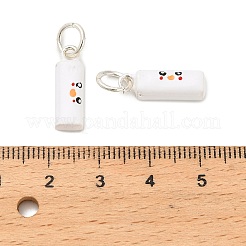 合金エナメルチャーム  丸カン付き  17.5x6x4.5mm  穴：5mm&nbsp;ENAM-I080-04S-03