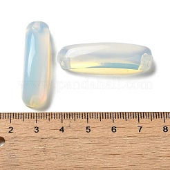 オパライトコネクターチャーム  カーブ長方形のリンク  36.5~37x10~10.5x7~8mm  穴：1.5mm＆2.4mm&nbsp;G-G095-01G