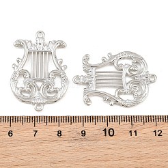 合金コネクタチャーム  ライアリンク  ラックめっき  プラチナ  35x24.5x2.5mm  穴：1.8mm&nbsp;RB-CBA7AC6-01P