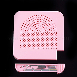 ペーパークイリング用品クイリングペーパー紙クラフト手芸用品ツール  ショッキングピンク  105x105x8mm&nbsp;DIY-TA0002-01B