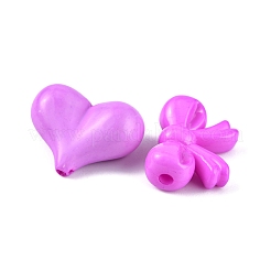 DIYジュエリー作りの発見キット  バタフライガラスカボションを含む  花 & ちょう結び & ティアドロップ & ハート & ラウンドガラス & アクリル & プラスチックビーズ  アクリルビーズフレーム＆ビーズキャップ  蘭&nbsp;DIY-FS0002-92A