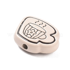 塗装合金ビーズをスプレー  カップ  古いレース  12x15x5mm  穴：1.8mm&nbsp;LS-FIND-C064-01D